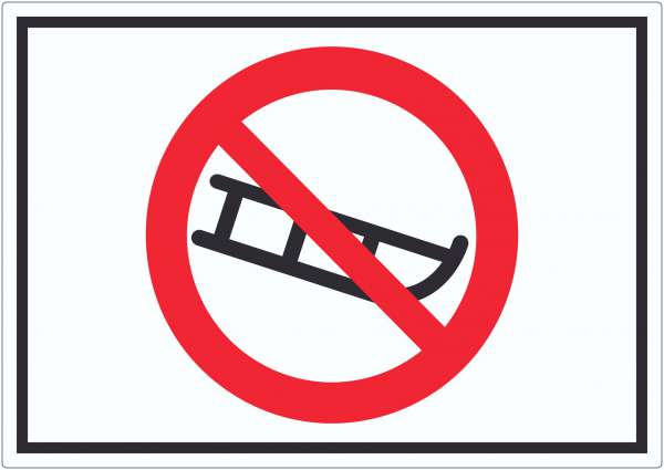 Schlitten fahren verboten Symbol Aufkleber