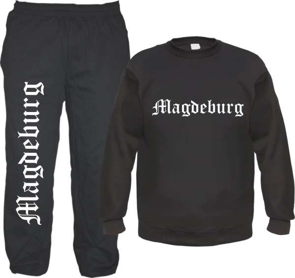 Magdeburg Jogginghose und Sweat im Set - Jogginganzug