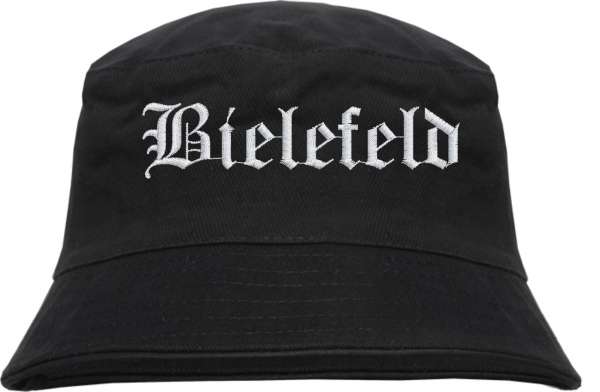 Bielefeld Fischerhut - Altdeutsch - bestickt - Bucket Hat Anglerhut Hut