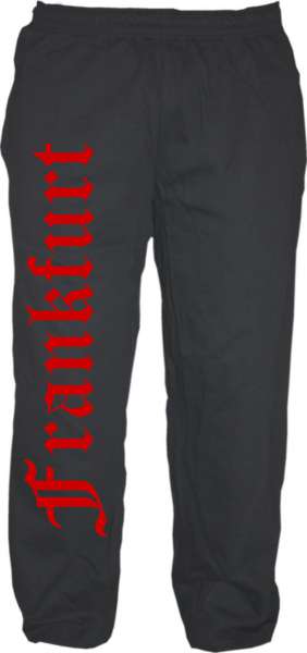 Frankfurt Jogginghose - Altdeutsch - Druckfarbe Rot - Sweatpants Hose