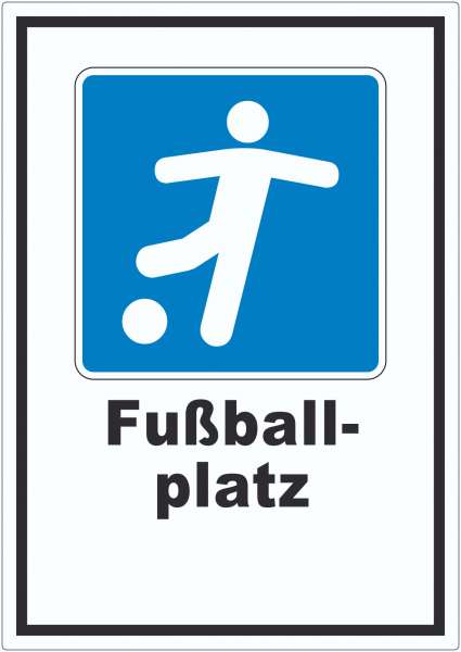 Fußballplatz Aufkleber