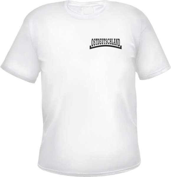 Ostdeutschland Herren T-Shirt - Altdeutsch - Weißes Tee Shirt