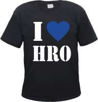 Hansestadt Rostock Herren T-Shirt - Tee Shirt - I Love HRO Hansestadt Rostock Herren T-Shirt - Tee Shirt - I Love HRO