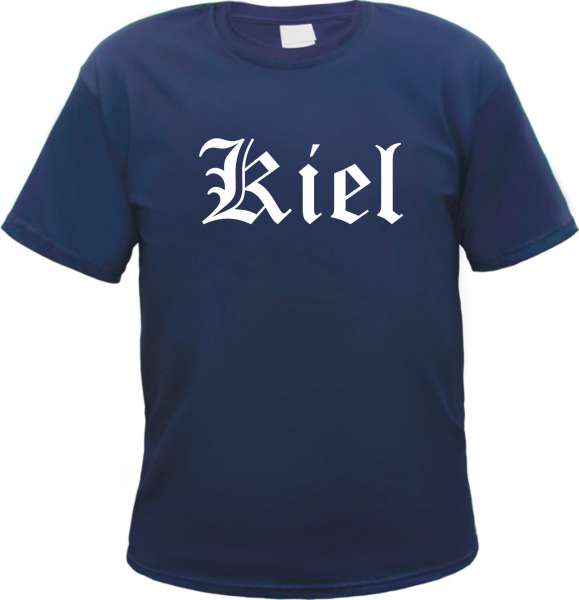 Kiel Herren T-Shirt - Altdeutsch - Blaues Tee Shirt