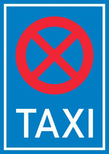 Schild Taxistand