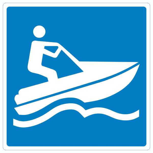 Jetski fahren erlaubt Symbol