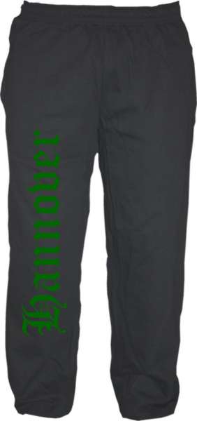 Hannover Jogginghose - Altdeutsch - Druckfarbe Grün - Sweatpants Hose