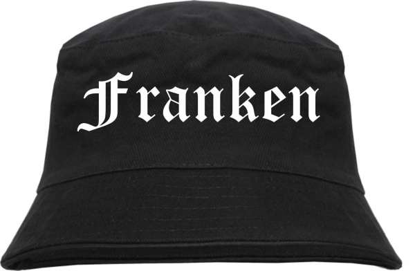 Franken Fischerhut - Altdeutsch - bedruckt - Bucket Hat Anglerhut Hut