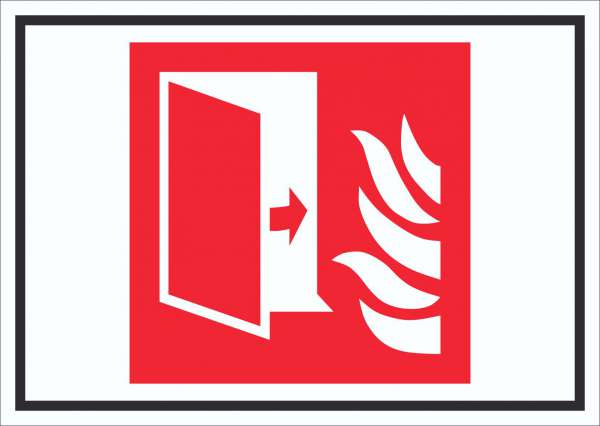 Brandschutztür Brandschutz Symbol Schild
