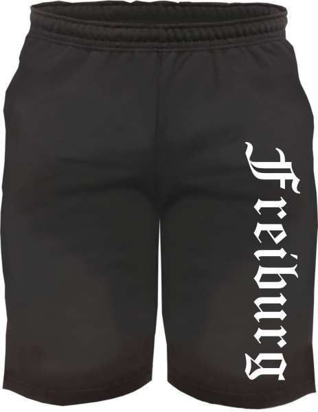 Freiburg Sweatshorts - Altdeutsch bedruckt - Kurze Hose Shorts