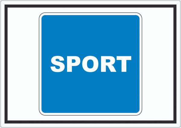 Sportfahrzeuge erlaubt Sportboote Symbol Aufkleber