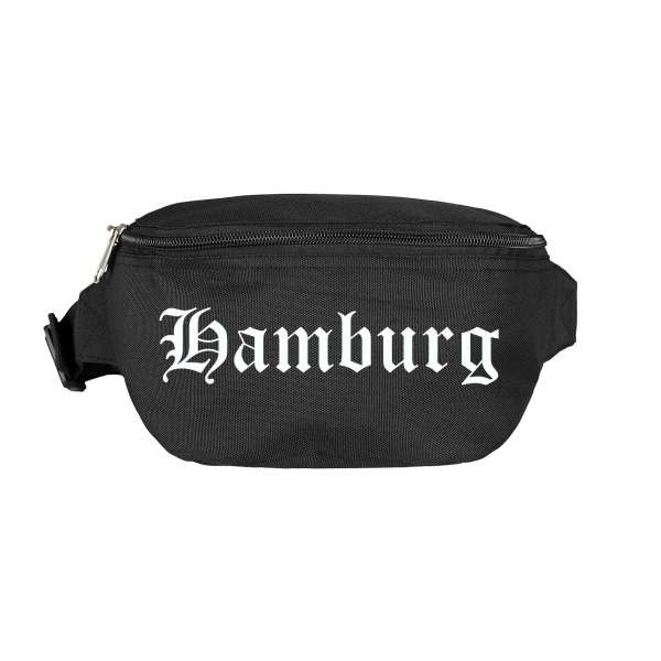 Hamburg Bauchtasche - Altdeutsch bedruckt - Gürteltasche Hipbag