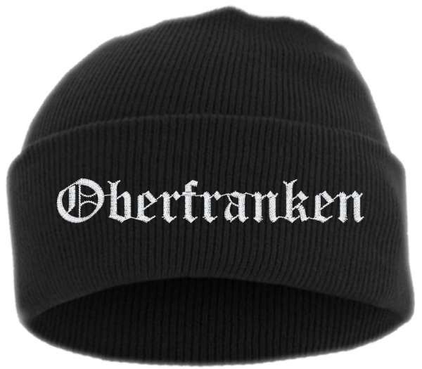 Oberfranken Umschlagmütze - Altdeutsch - Bestickt - Mütze mit breitem Umschlag