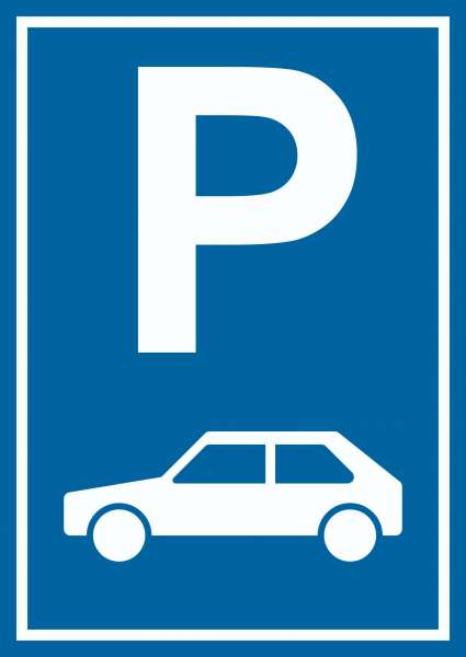 Corroderen Hobart driehoek Parkplatz PKW / Auto Schild | HB-Druck Schilder, Textildruck & Stickerei  Onlineshop