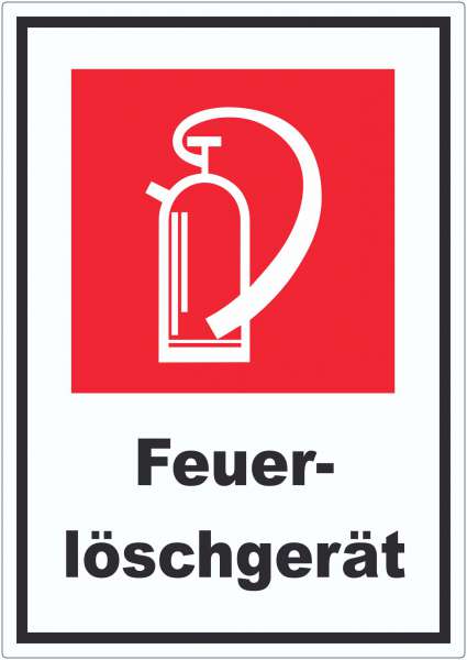 Feuerlöschgerät Aufkleber