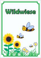 Aufkleber Wildwiese Aufkleber Wildwiese
