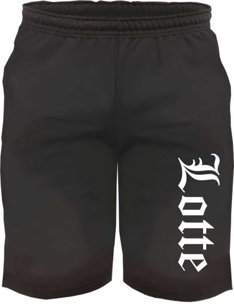 Lotte Sweatshorts - Altdeutsch bedruckt - Kurze Hose Shorts