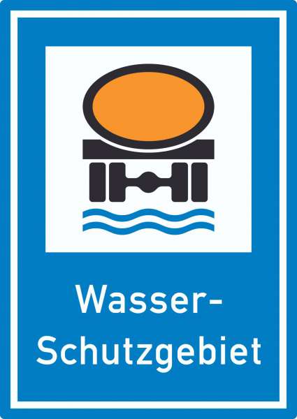 Wasserschutzgebiet Aufkleber