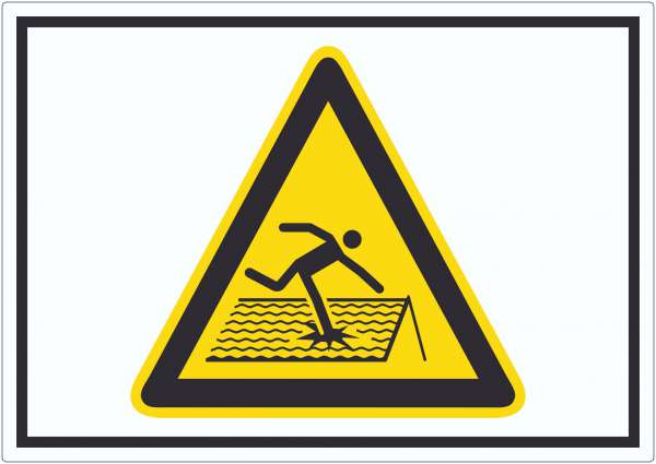Achtung Nicht trittsicheres Dach Symbol Aufkleber