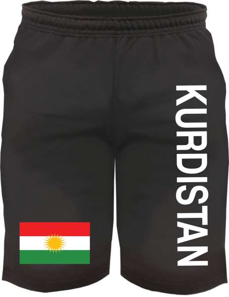 Kurdistan Sweatshorts - bedruckt - Kurze Hose Shorts Flagge