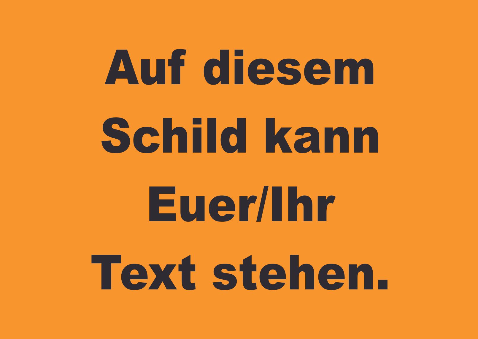 Aufkleber Wunschtext verboten Symbol  HB-Druck Schilder, Textildruck &  Stickerei Onlineshop