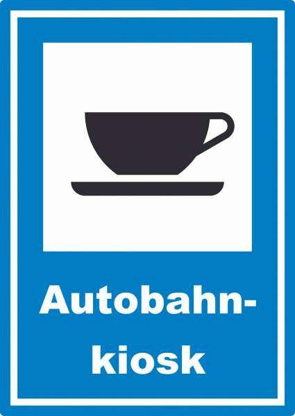 Autobahnkiosk Aufkleber