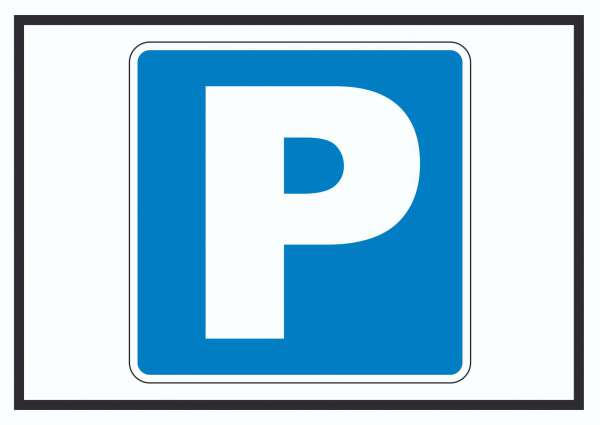 Parkplatz Still liegen erlaubt Symbol