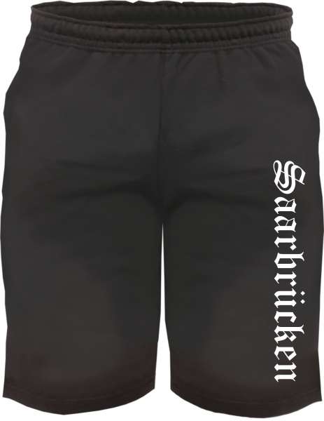 Saarbrücken Sweatshorts - Altdeutsch bedruckt - Kurze Hose Shorts