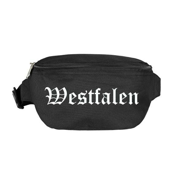 Westfalen Bauchtasche - Altdeutsch bedruckt - Gürteltasche Hipbag