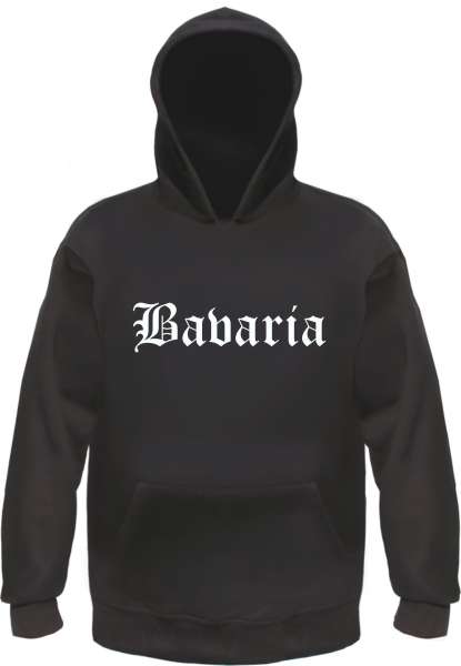 Bavaria Kapuzensweatshirt - Altdeutsch - bedruckt - Hoodie Kapuzenpullover