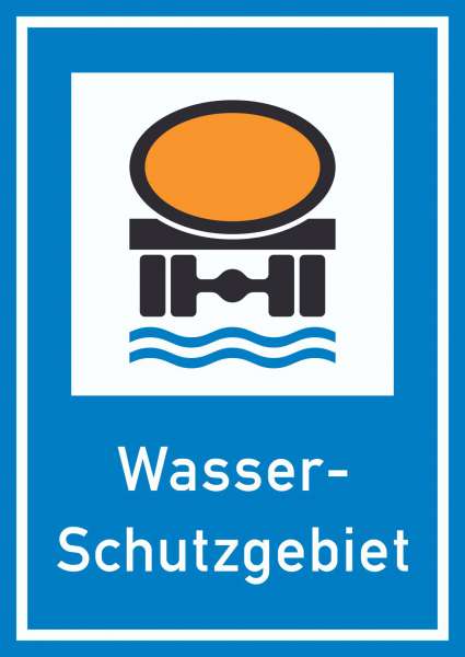 Wasserschutzgebiet Schild