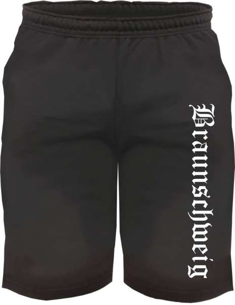 Braunschweig Sweatshorts - Altdeutsch bedruckt - Kurze Hose Shorts