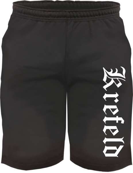 Krefeld Sweatshorts - Altdeutsch bedruckt - Kurze Hose Shorts