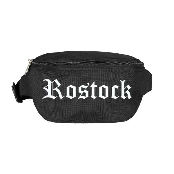 Rostock Bauchtasche - Altdeutsch bedruckt - Gürteltasche Hipbag