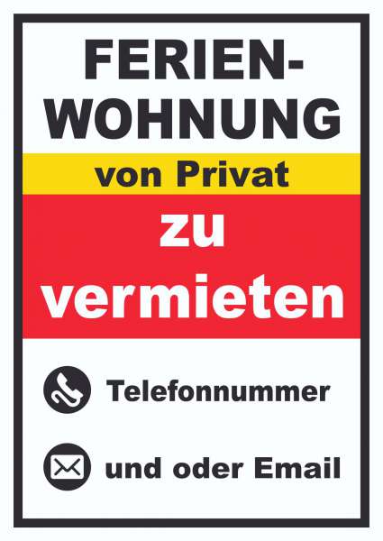 Ferienwohnung zu vermieten von Privat Hochkant